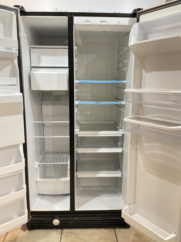 Whirlpool Used Refrigerator Side by Side 36x68 1/2” (Stainless Steel) 