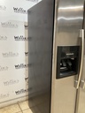 Whirlpool Used Refrigerator Side by Side 36x68 1/2” (Stainless Steel) 