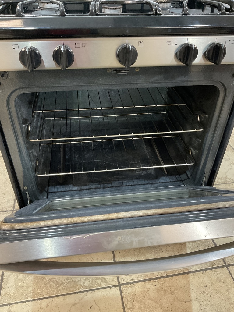 Frigidaire Used Natural Gas Stove 30inches (Stainless Steel) 
