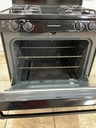 Ge Used Natural Gas Stove 30inches (Black) 