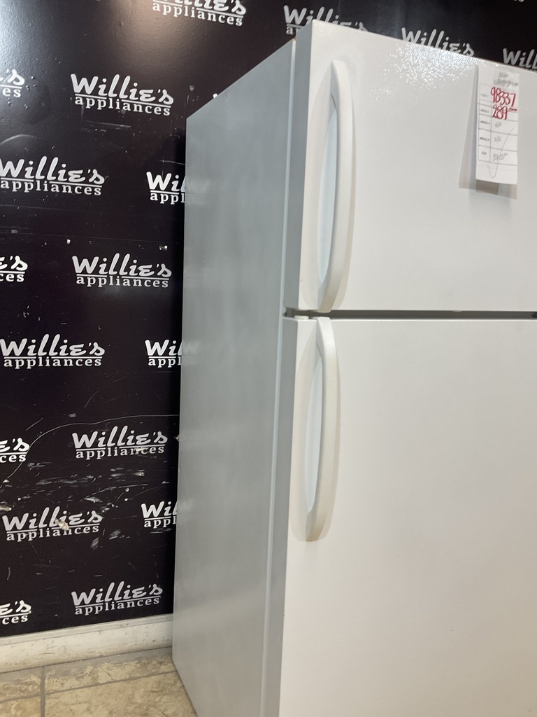 White Westinghouse Used Refrigerator Top and Bottom 30x65 1/2” (White)
