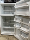 Whirlpool Used Refrigerator Top and Bottom 30x65 1/2” (White)