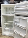 Frigidaire Used Refrigerator Top and Bottom 30x65 1/2” (White)