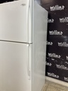 Whirlpool Used Refrigerator Top and Bottom 30x65 1/2” (White) 