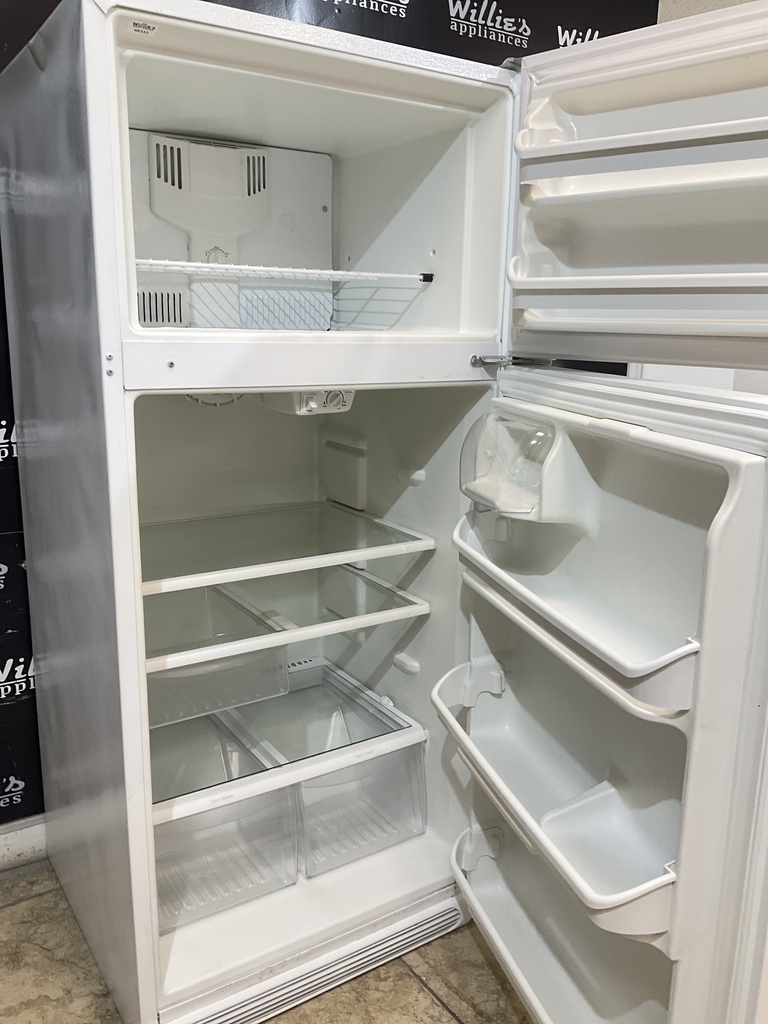 Frigidaire Used Refrigerator Top and Bottom 30x65 1/2” (White) 