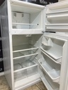 Frigidaire Used Refrigerator Top and Bottom 30x65 1/2” (White) 