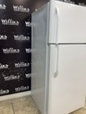 Frigidaire Used Refrigerator Top and Bottom 30x65 1/2” (White) 