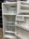 Ge Used Refrigerator Top and Bottom 30x65 1/2” (White) 