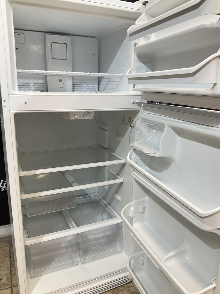 Frigidaire Used Refrigerator Top and Bottom 30x65 1/2” (White) 