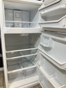 Frigidaire Used Refrigerator Top and Bottom 30x65 1/2” (White) 