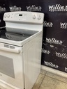 Ge Used Electric Stove 220volts (40/50 AMP) 30inches {no cord} (White)