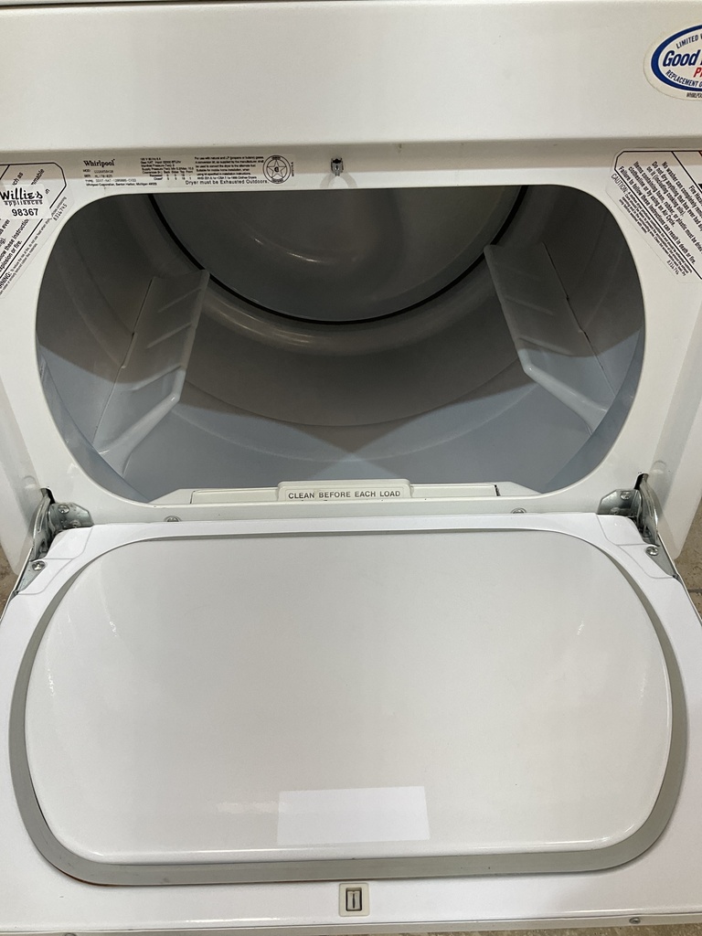 Whirlpool Used Natural Gas Dryer 27inches (White)