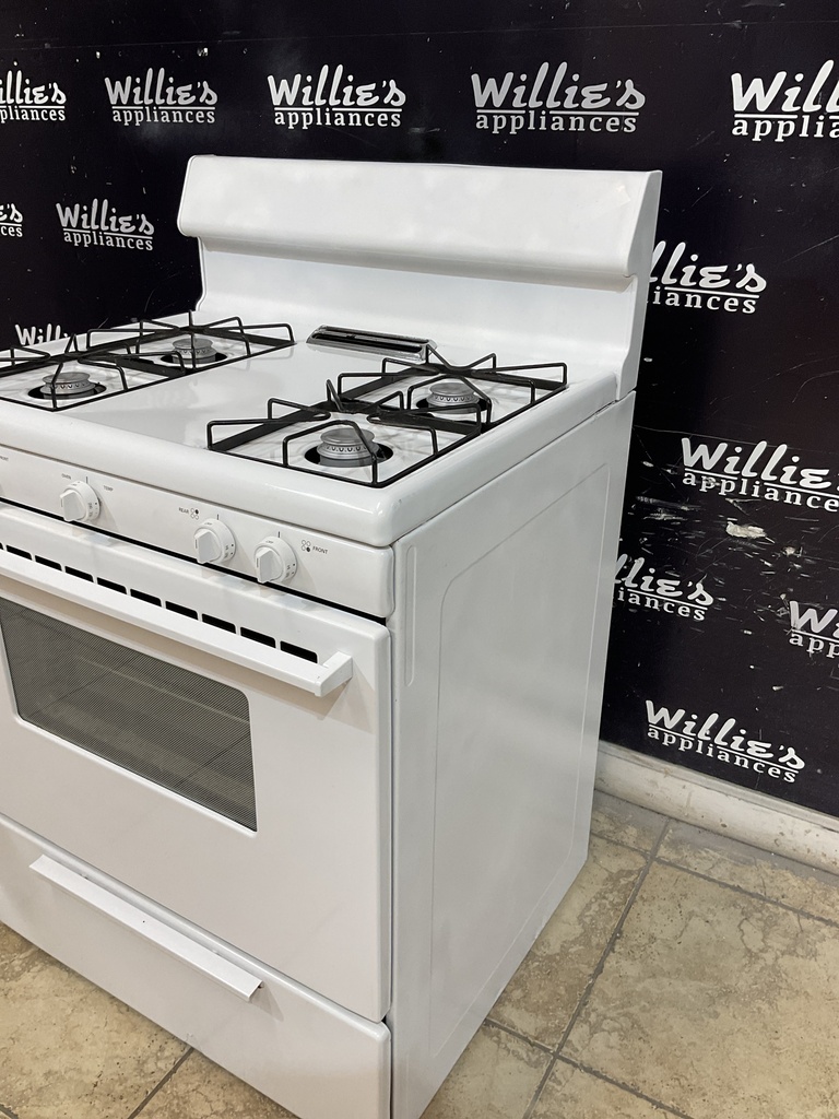 Frigidaire Used Natural Gas Stove 30inches (White) 