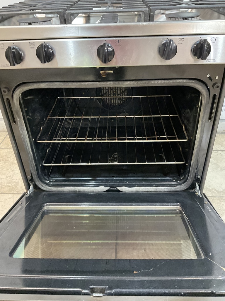 Ge Used Natural Gas Stove 30inches (Stainless Steel) 