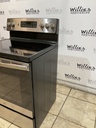 Ge Used Electric Stove 220volts (40/50 AMP) 30inches {3 prong} (Stainless Steel) {3 prong} 