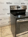 Ge Used Electric Stove 220volts (40/50 AMP) 30inches {3 prong} (Stainless Steel) {3 prong} 