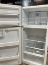 Ge Used Refrigerator Top and Bottom 28x64 1/2” (White) 