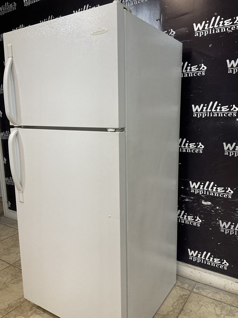 Frigidaire Used Refrigerator Top and Bottom 28x64 1/2” (White) 