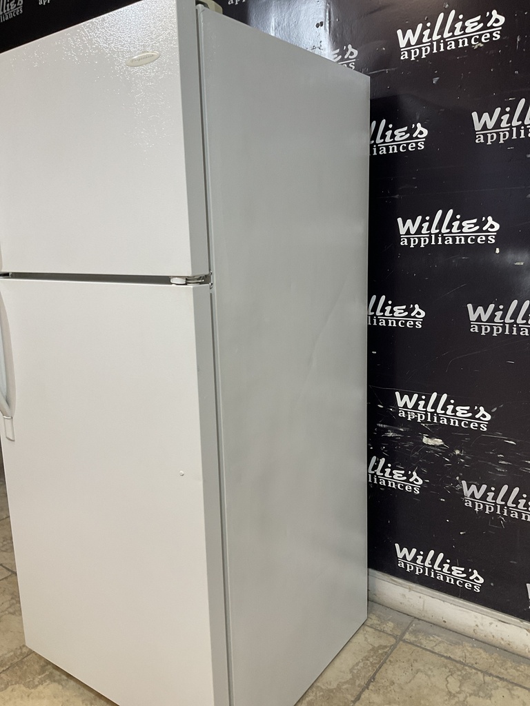 Frigidaire Used Refrigerator Top and Bottom 28x64 1/2” (White) 
