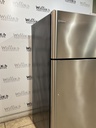 Frigidaire Used Refrigerator Top and Bottom 30x65 1/2” (Stainless Steel)