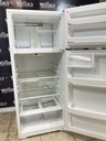 Ge Used Refrigerator Top and Bottom 28x67 (White) 