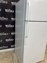 Ge Used Refrigerator Top and Bottom 28x67 (White) 