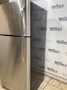 Frigidaire Used Refrigerator Top and Bottom 30x65 1/2” (Stainless Steel)