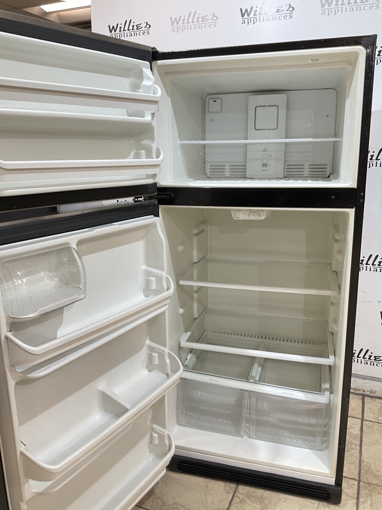 Frigidaire Used Refrigerator Top and Bottom 30x65 1/2” (Stainless Steel)