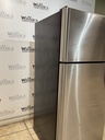 Kenmore Used Refrigerator Top and Bottom 30x65 1/2 (Stainless Steel) 