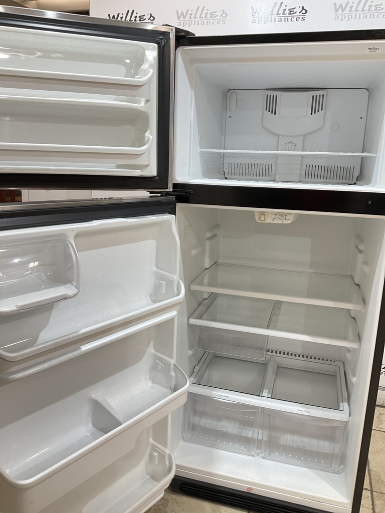 Kenmore Used Refrigerator Top and Bottom 30x65 1/2 (Stainless Steel) 
