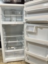 Ge Used Refrigerator Top and Bottom 28x66 1/2” (White) 