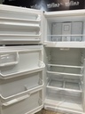 Frigidaire Used Refrigerator Top and Bottom 30x65 1/2” (White) 