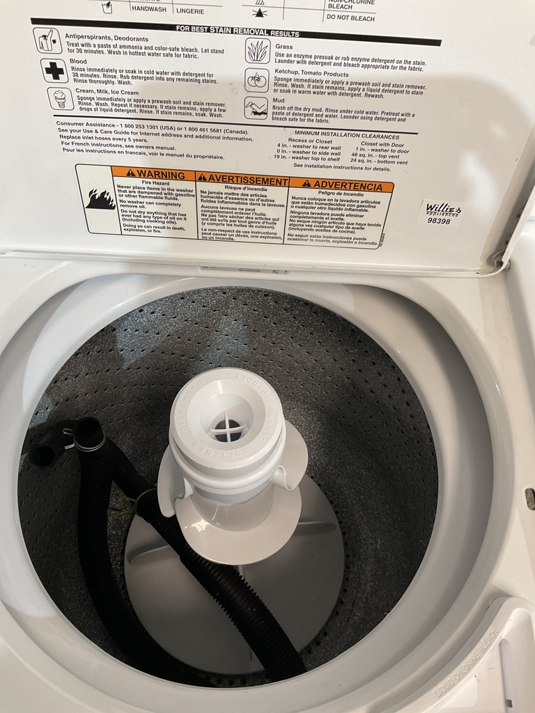 Whirlpool Used Washer Top-load 27inches (White) 