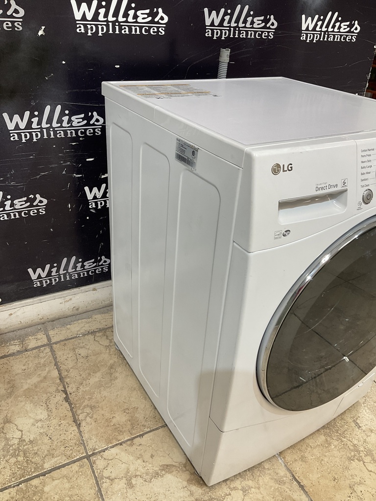 Lg Used Washer Front-load 23 1/2” (White) 