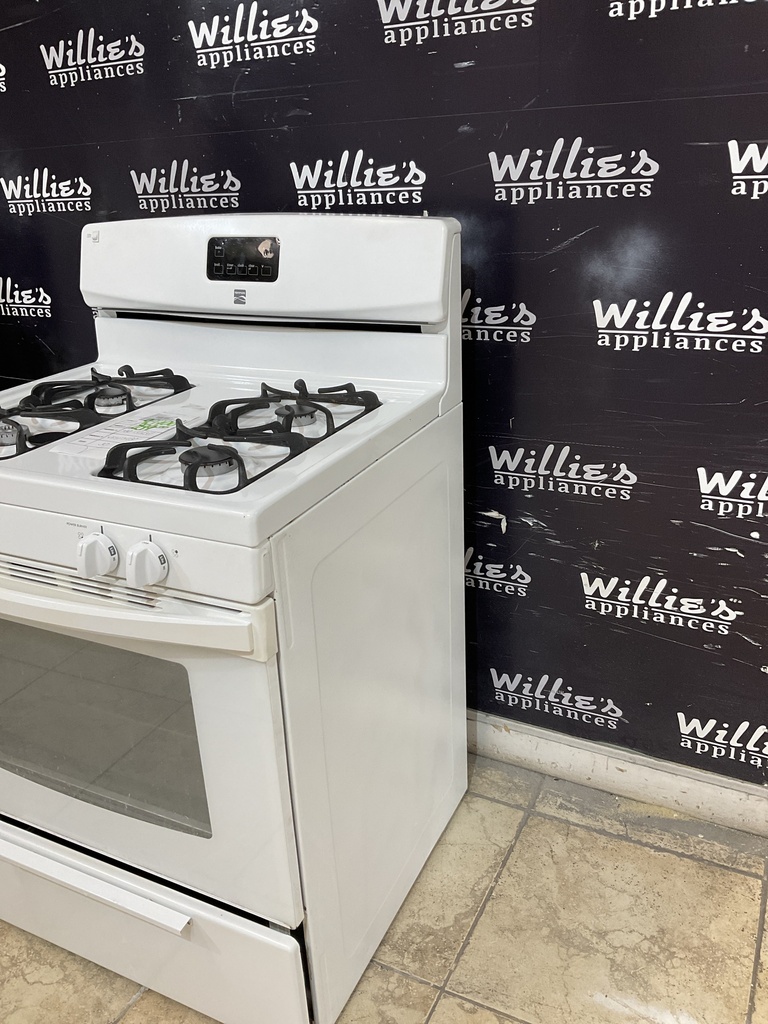 Kenmore Used Natural Gas Stove 30inches (White) 