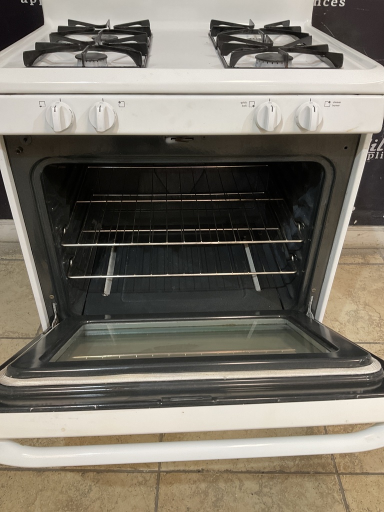 Frigidaire Used Natural Gas Stove 30inches (White) 
