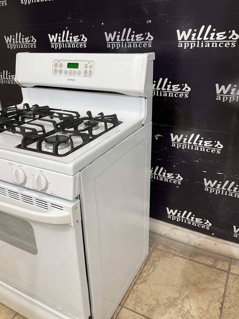 Hotpoint Used Natural Gas Stove 30inches (White) 