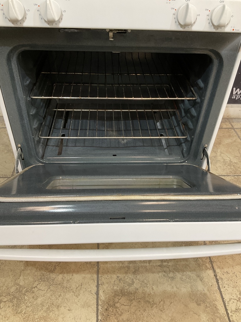 Hotpoint Used Natural Gas Stove 30inches (White) 