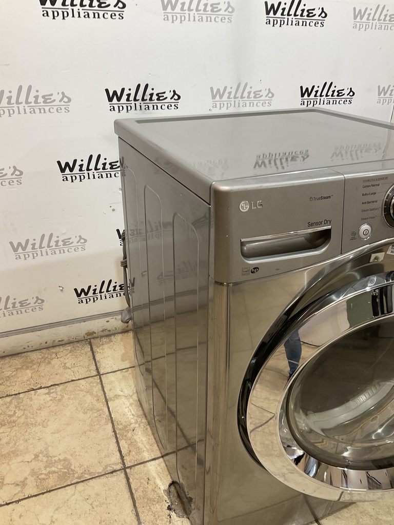 Lg Used Electric Dryer 220volts (30 AMP) 27inches {3 prong} (Grey) 