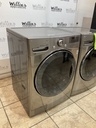 Lg Used Electric Set Washer/Dryer 220volts (30 AMP) 27/27inches {3 prong} (Grey) 
