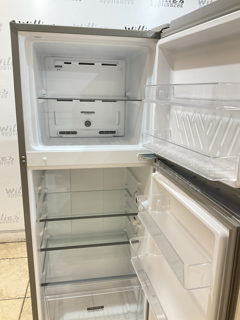 Whirlpool Used Refrigerator Top and Bottom 24x61 1/2” (Stainless Steel) 
