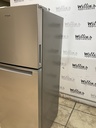 Whirlpool Used Refrigerator Top and Bottom 24x61 1/2” (Stainless Steel) 