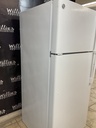 Ge Used Refrigerator Top and Bottom 28x66 1/2” (Bisque) 