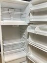 Whirlpool Used Refrigerator Top and Bottom 28x67 1/2” (White) 