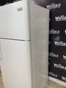 Frigidaire Used Refrigerator Top and Bottom 30x65 1/2 (White) 