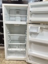 Ge Used Refrigerator Top and Bottom 28x66 1/2” (White) 