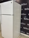 Ge Used Refrigerator Top and Bottom 28x66 1/2” (White) 