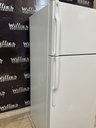 Ge Used Refrigerator Top and Bottom 28x64 1/2” (White) 
