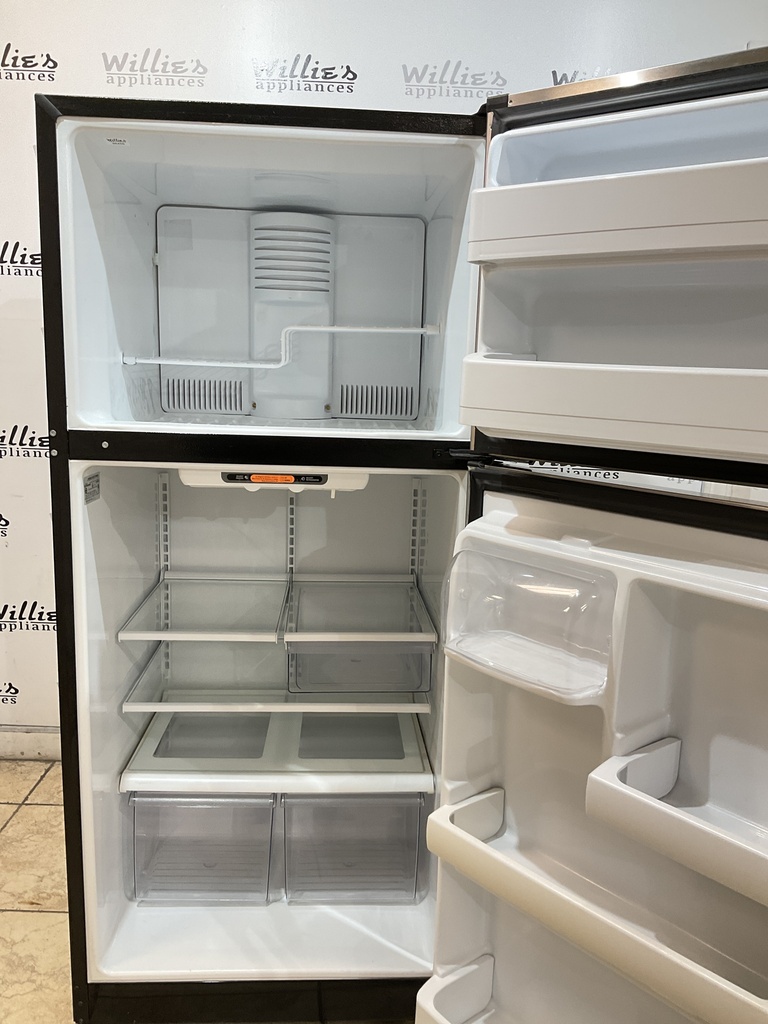 Ge Used Refrigerator Top and Bottom 30x66 1/2” (Stainless Steel) 