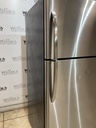 Ge Used Refrigerator Top and Bottom 30x66 1/2” (Stainless Steel) 